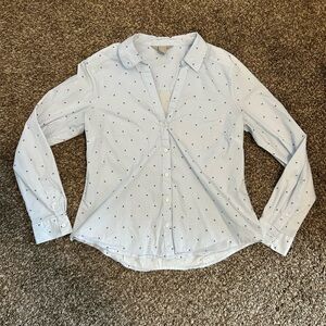 H&MLight Blue Button-Up Shirt